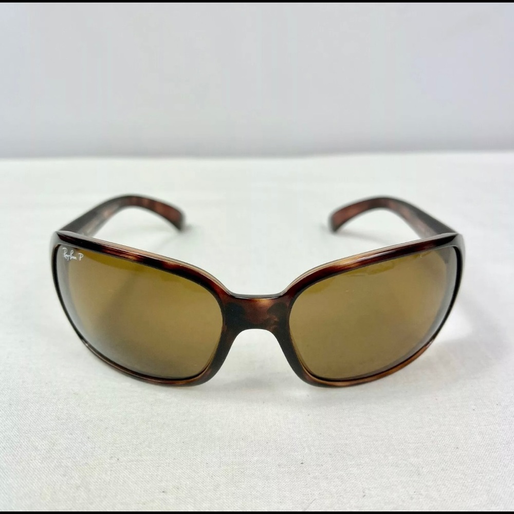 Ray-Ban Sunglasses RB4068 Havana Polarized Lenses Brown Tortoise Shell.  No case